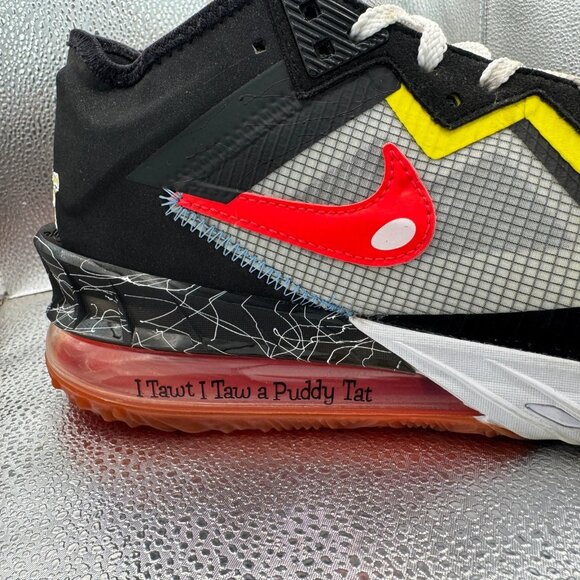 Size 10 Nike Multicolor Space Jam x LeBron 18 Low Sylvester x Tweety CV7562-103 - Picture 7 of 15